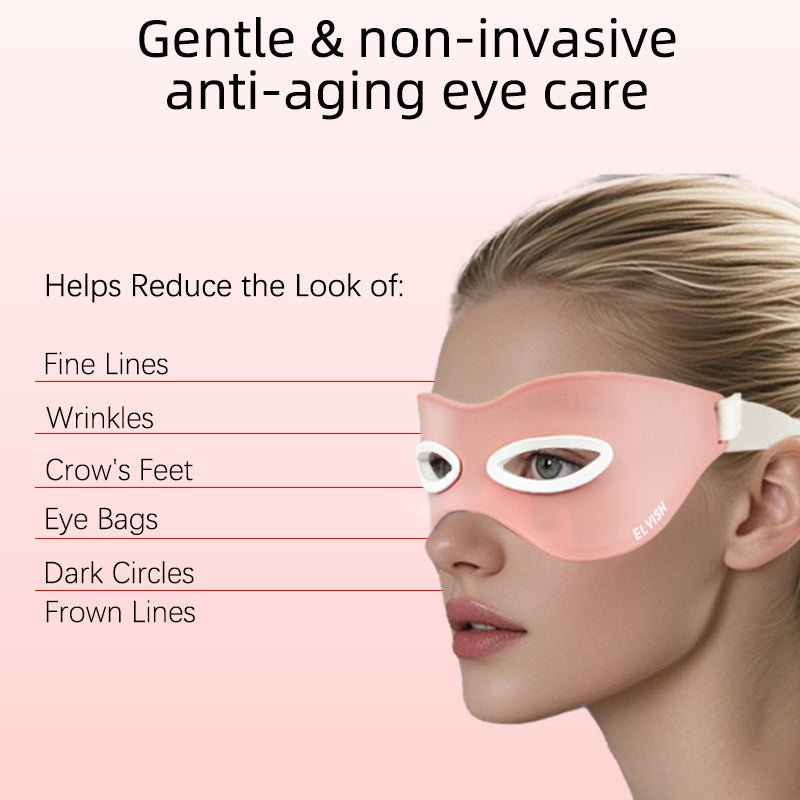 Red Light Therapy Pink Eye Mask