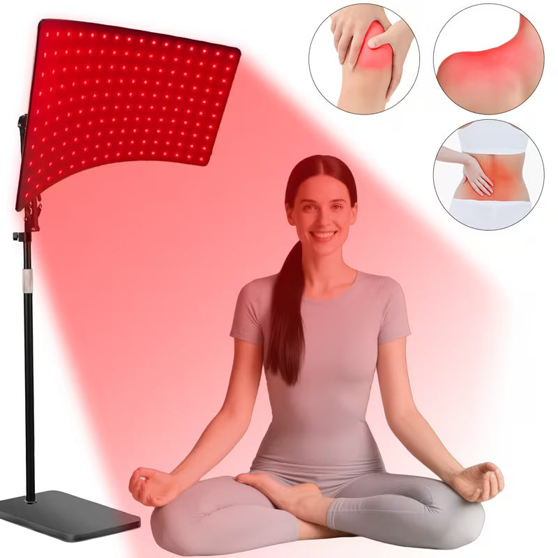 160 LED Red Light Therapy Panel With Adjustable Stand