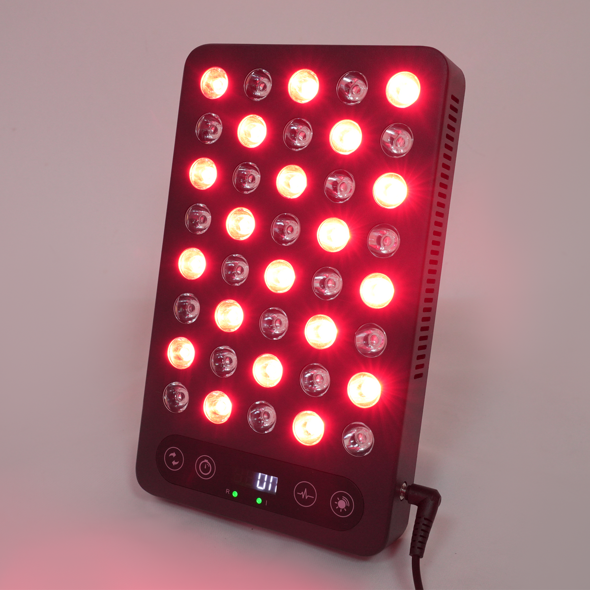 G40 Red Light Therapy Lamp Black – Elvish Red Light