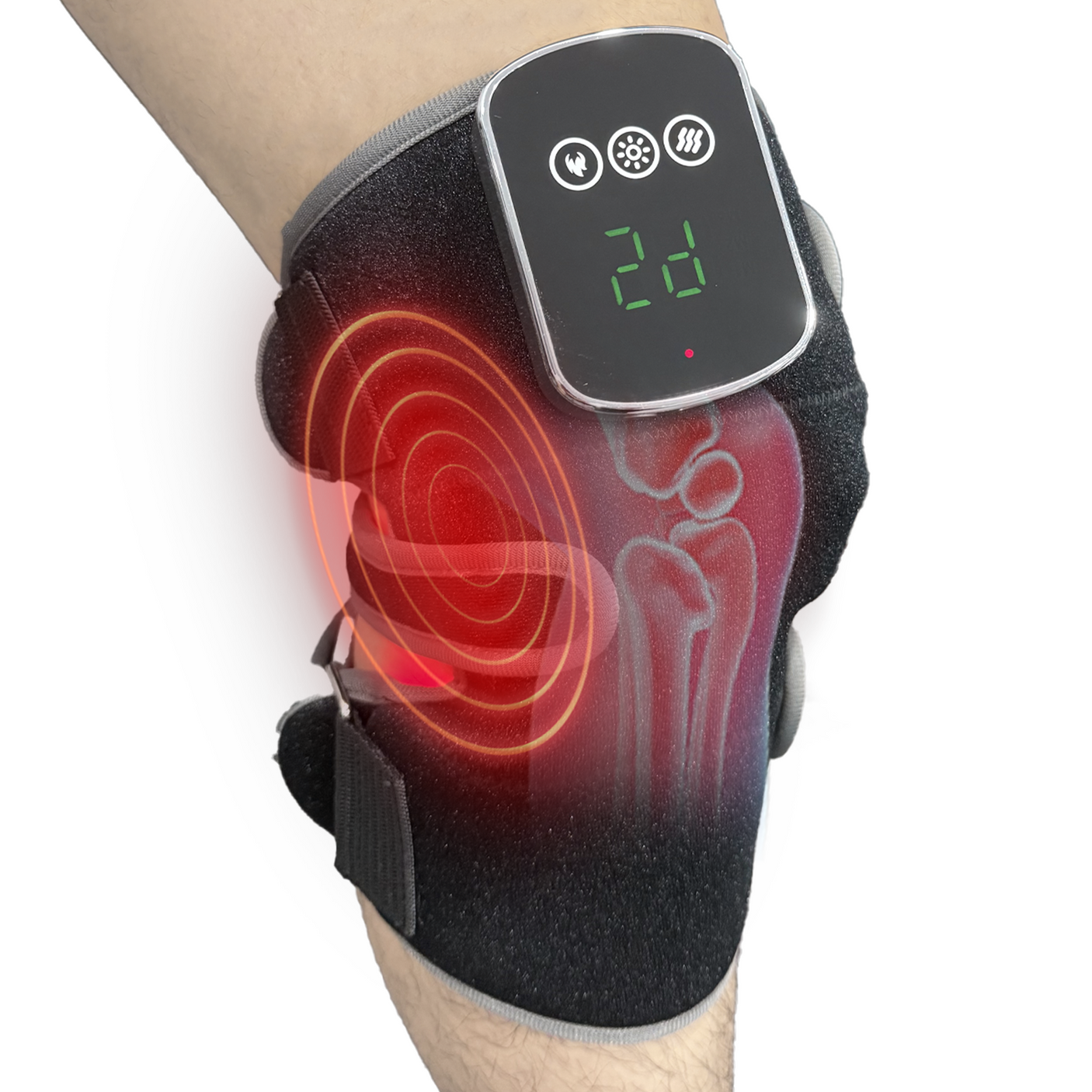 Red Light Therapy Knee Massager with Vibration