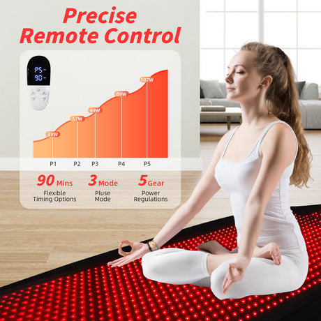 1370LED Red light therapy Mat