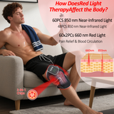 Red Light Therapy Knee Massager with Vibration