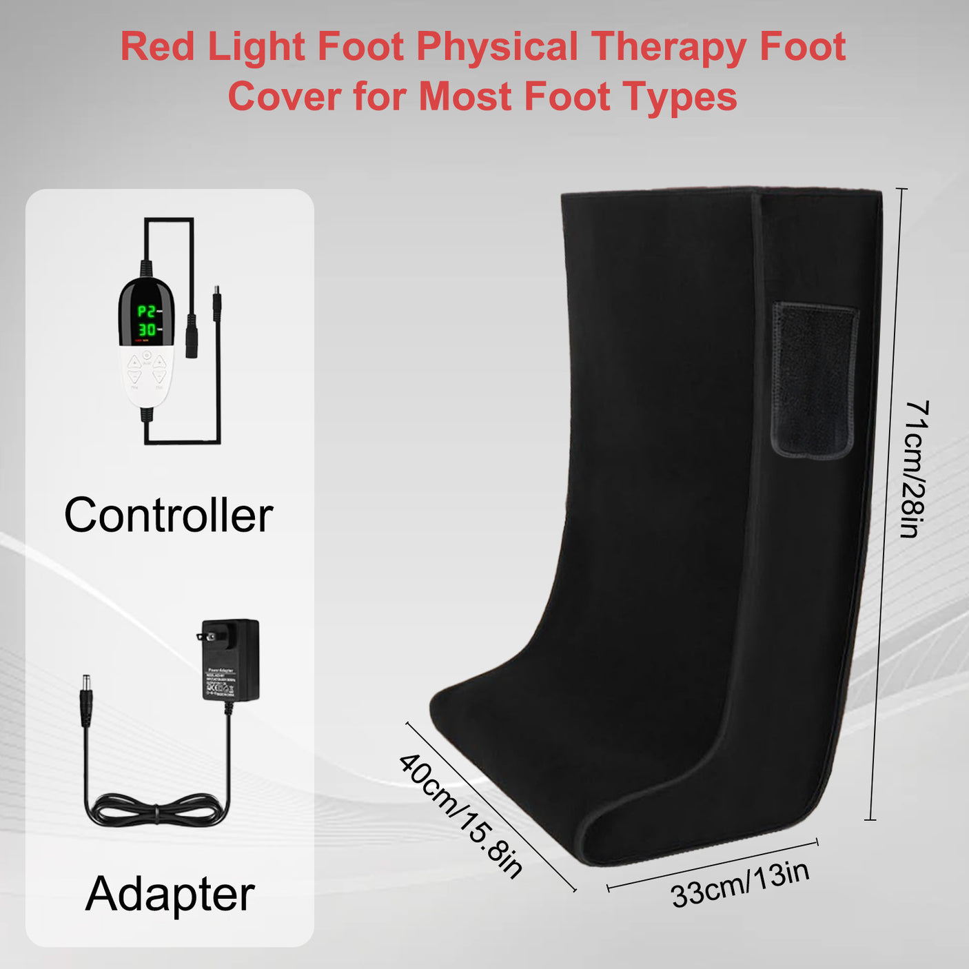 420LEDRed Light Therapy Device for Feet, Knees, Ankles & Legs