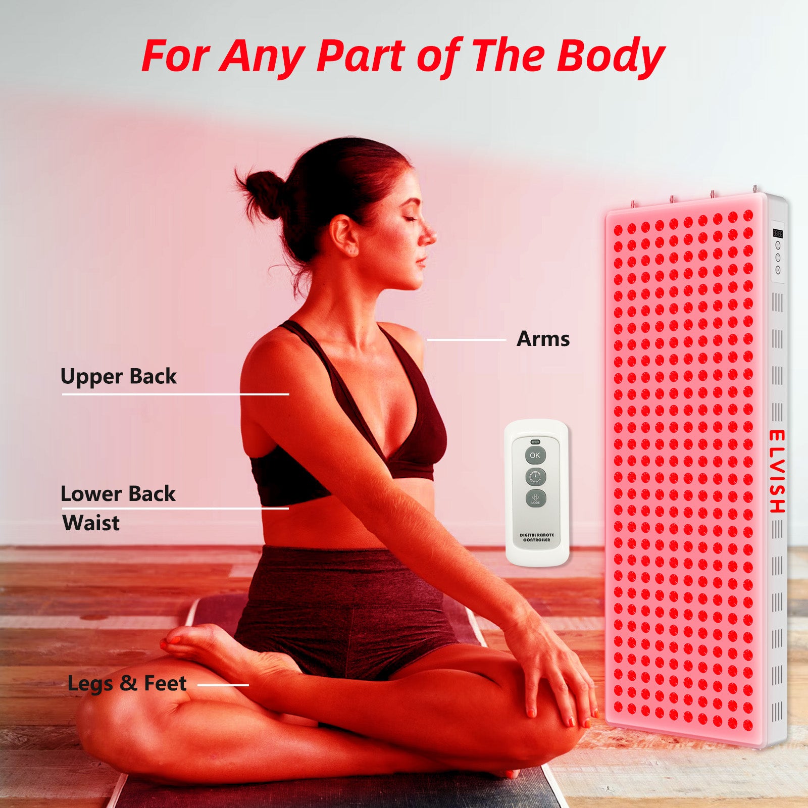 E1500 Red Light Panel | E1500 Red Light Therapy Lamp – Elvish Red