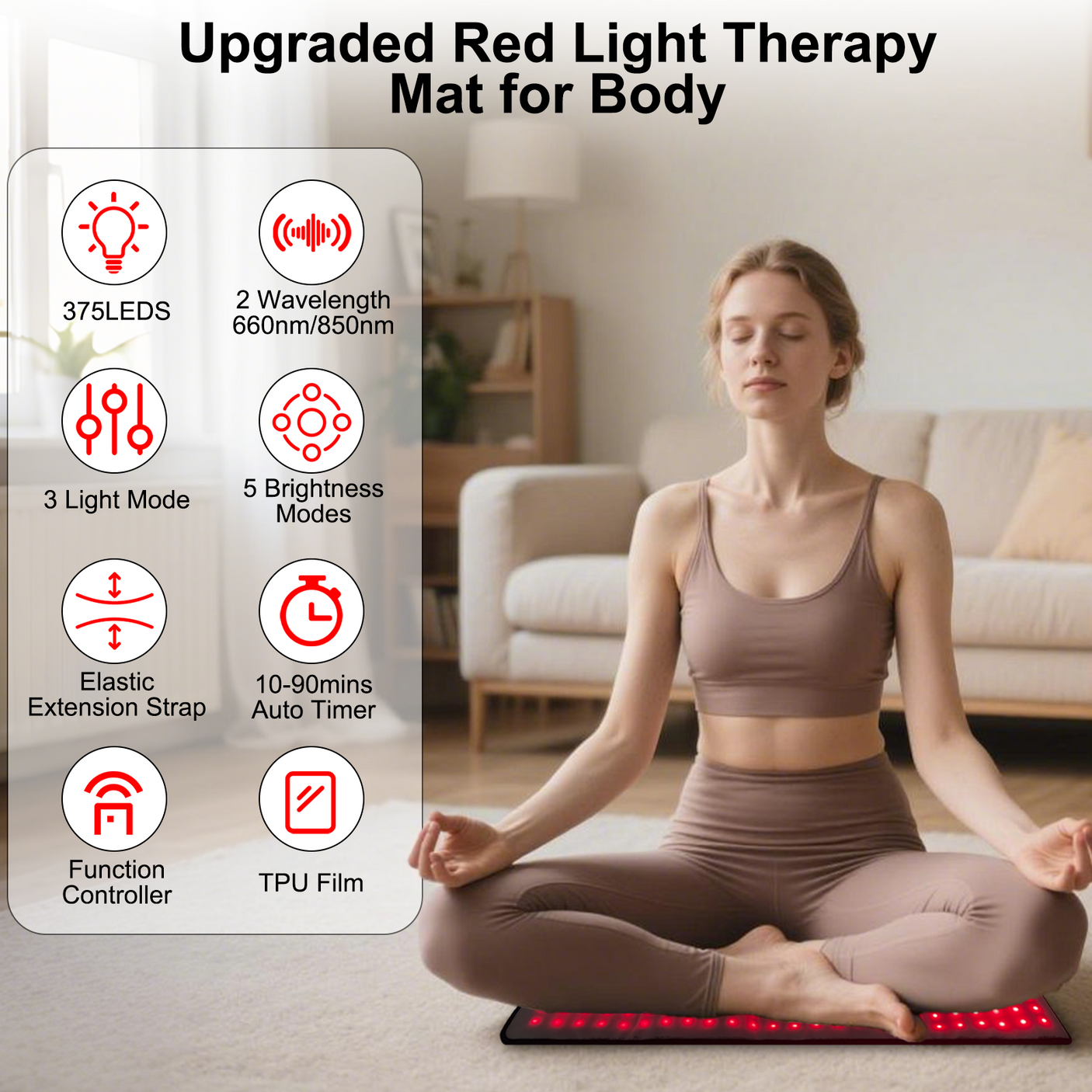 375 Red Light Therapy Pad