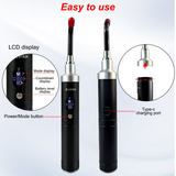 Fda Cleared ELVISH Cold Sore Treatment Device, Relieves Oral Ulcers, Nasal, Ear, Knee, Hand, Joint, Muscle & Nerve Pain, 460/630/660/850/900nm Wavelengths, Built-in Timer, 3 Flash Frequencies, 4 Home Modes, Teacher & Father'S Day Appreciation Gifts