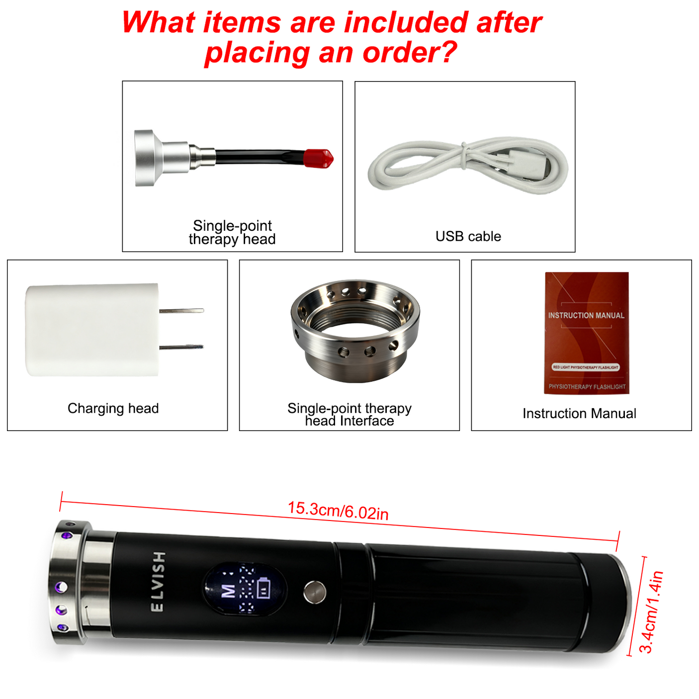 Fda Cleared ELVISH Cold Sore Treatment Device, Relieves Oral Ulcers, Nasal, Ear, Knee, Hand, Joint, Muscle & Nerve Pain, 460/630/660/850/900nm Wavelengths, Built-in Timer, 3 Flash Frequencies, 4 Home Modes, Teacher & Father'S Day Appreciation Gifts